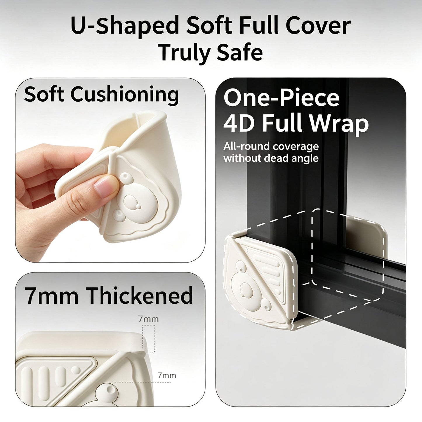 Nursery Window Corner Guard Soft Corner Bumper
